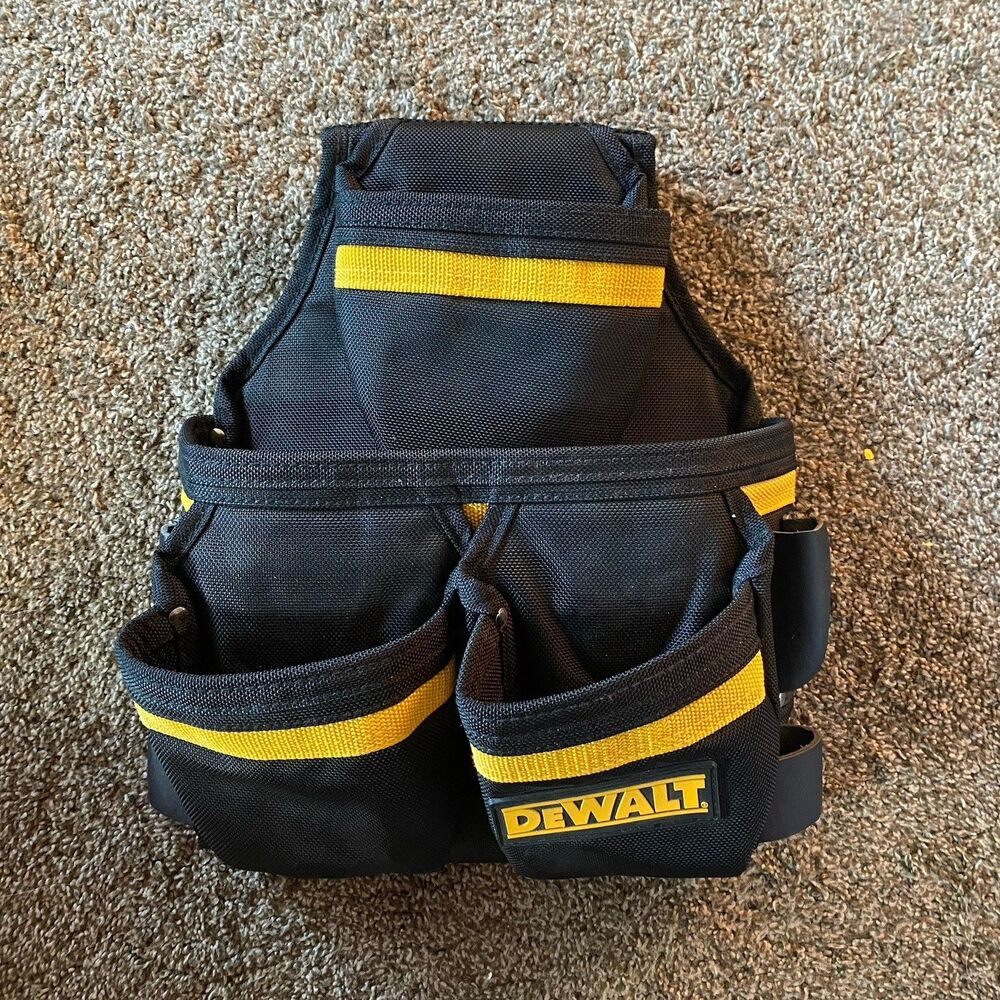 Vintage DeWalt Ballistic Nylon Heavy Duty Tool Bag, Pouch D5104, Brand New